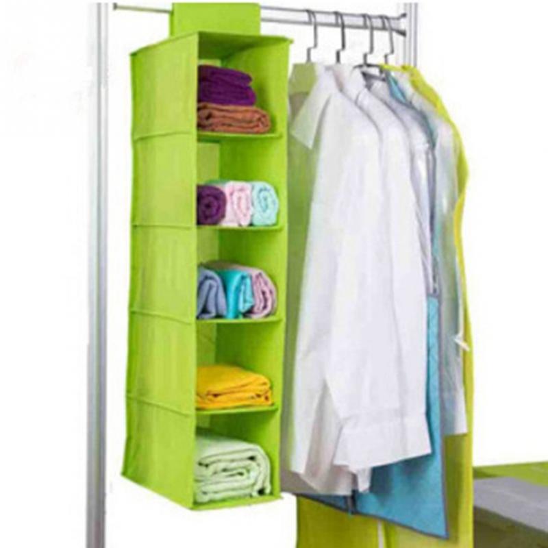 Hanging Closet Organizer – Multi-Layer Clothes, Towel & Wardrobe Storage Rack