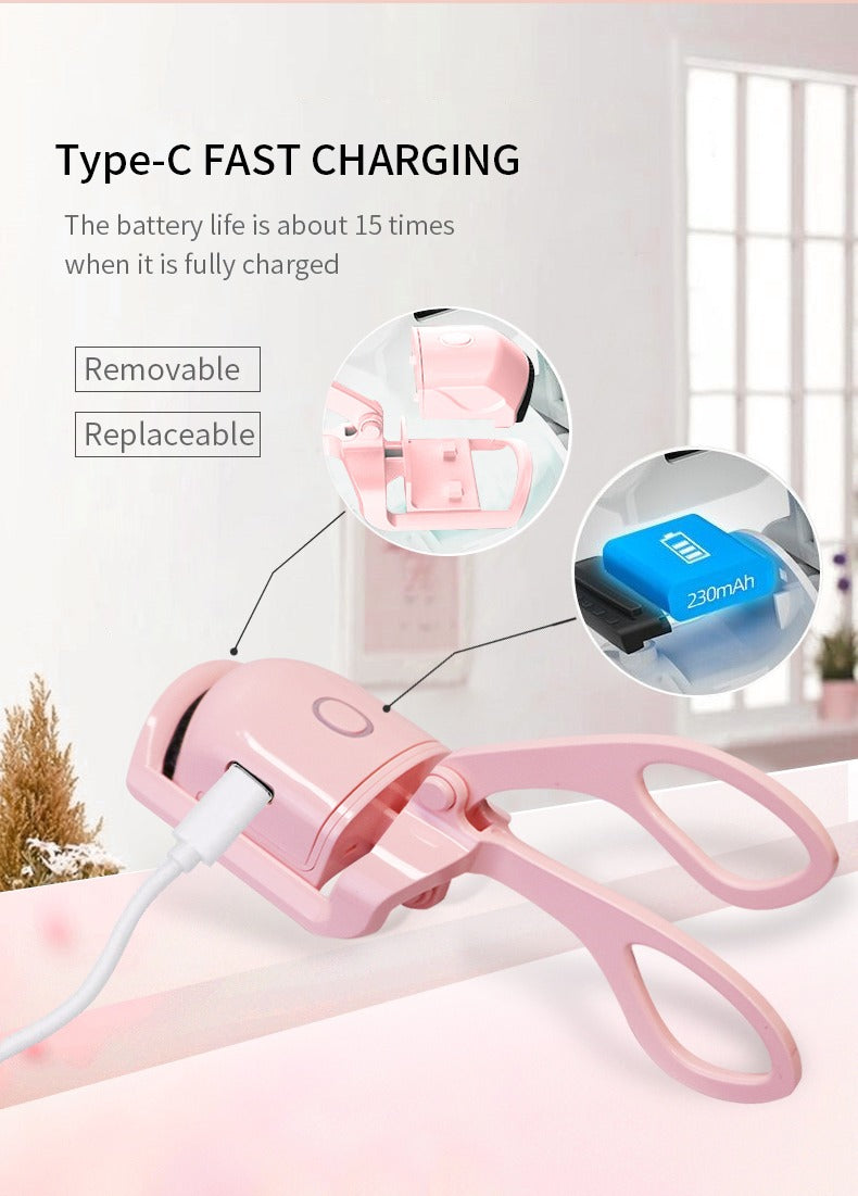 ✨ LashGlow™ — Heated Eyelash Curler