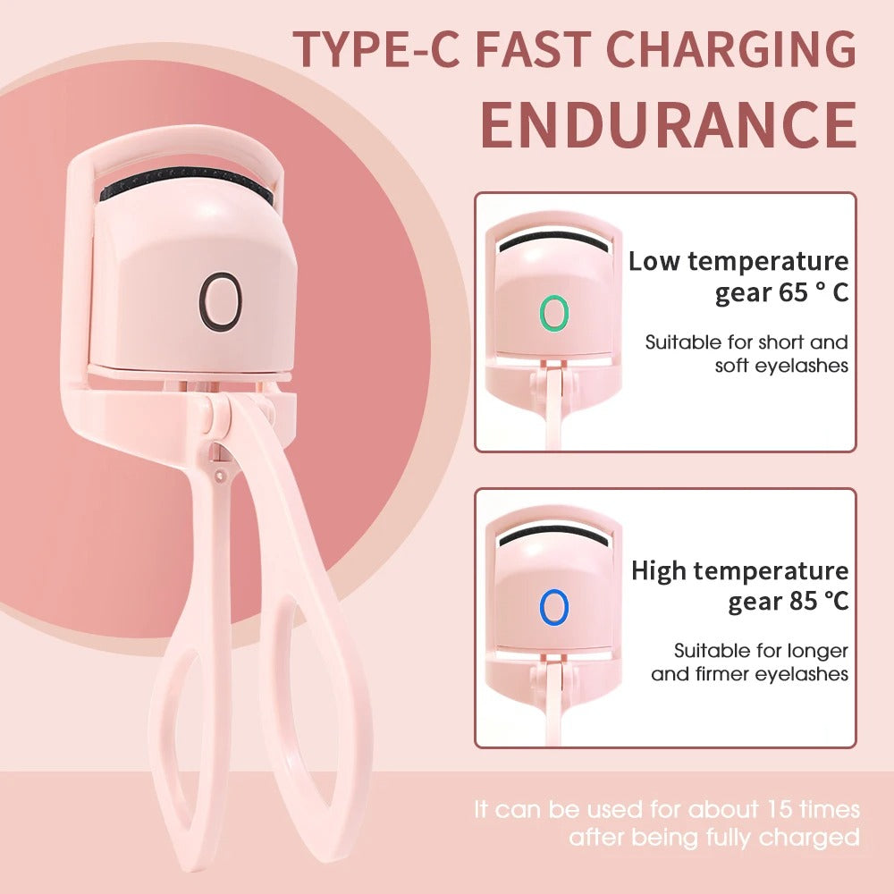 ✨ LashGlow™ — Heated Eyelash Curler