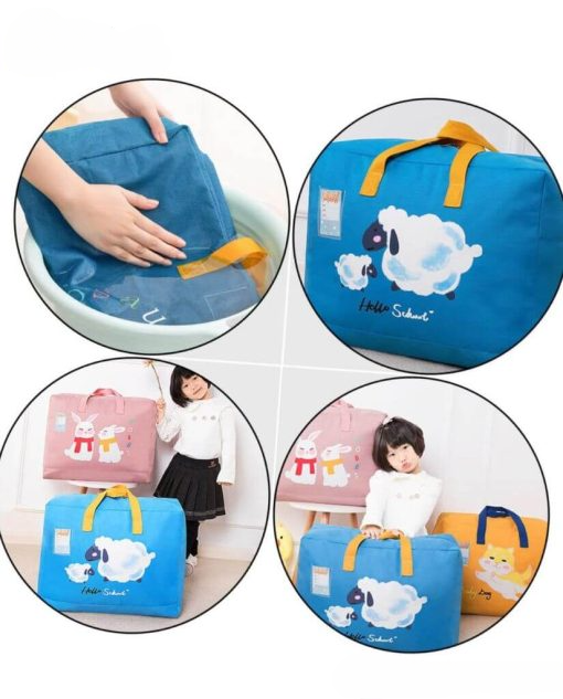 Foldable Storage Bag – Large Capacity Portable Organizer with Handles