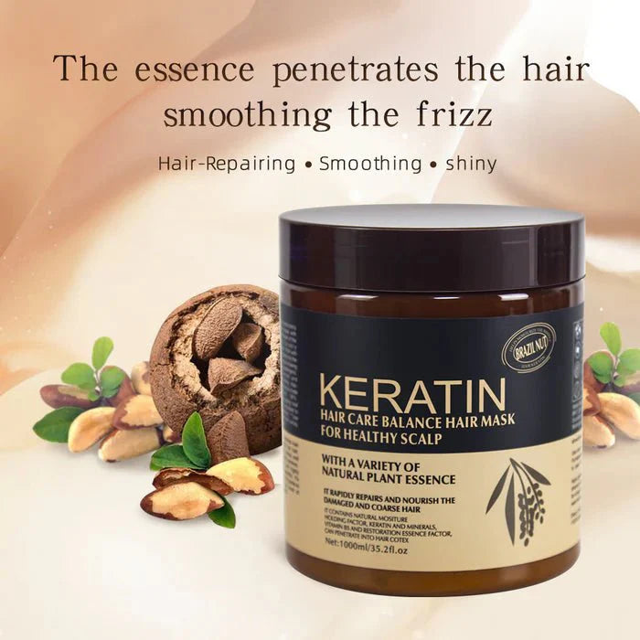 Keratin Hair Repair & Smoothing Mask – Nourishing Hair Care Treatment