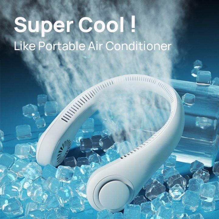 FrostChill™ Portable Bladeless Neck Fan with Cooling Mist (High-converting & descriptive)