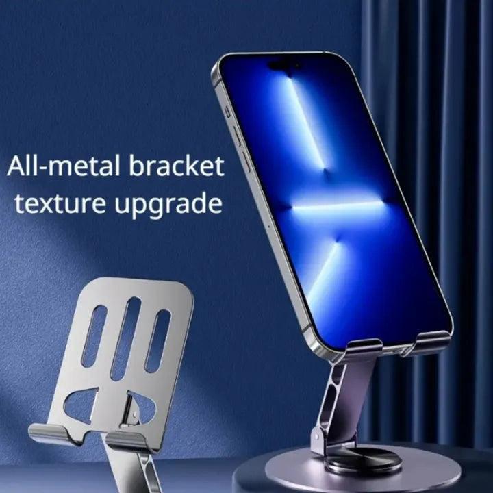 MetalDock Pro™ 360° Rotating Aluminum Phone & Tablet Stand (High-converting & sleek)
