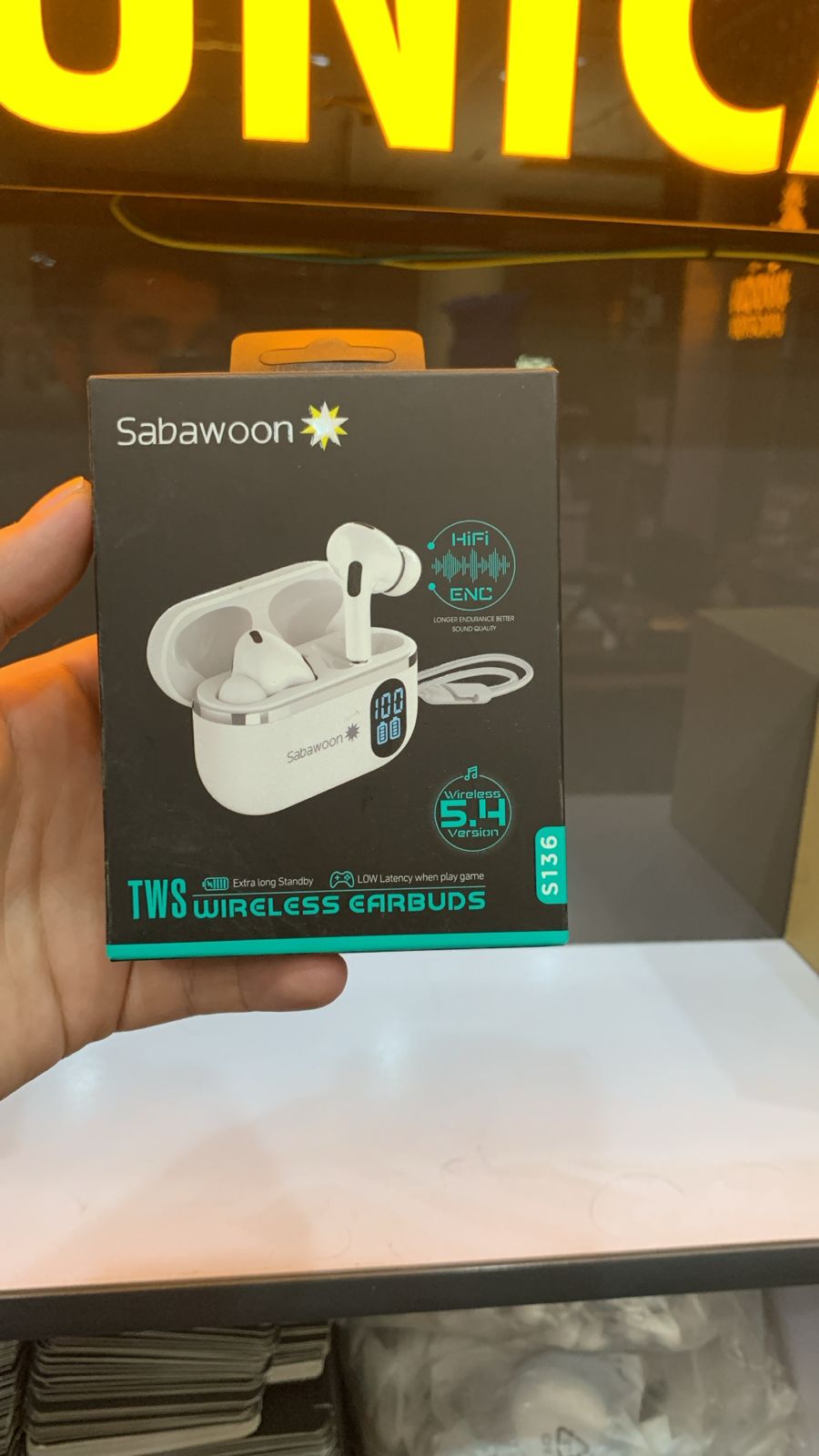 SoundPro S136™ TWS Wireless Earbuds – Bluetooth 5.4 with HiFi Sound & ENC