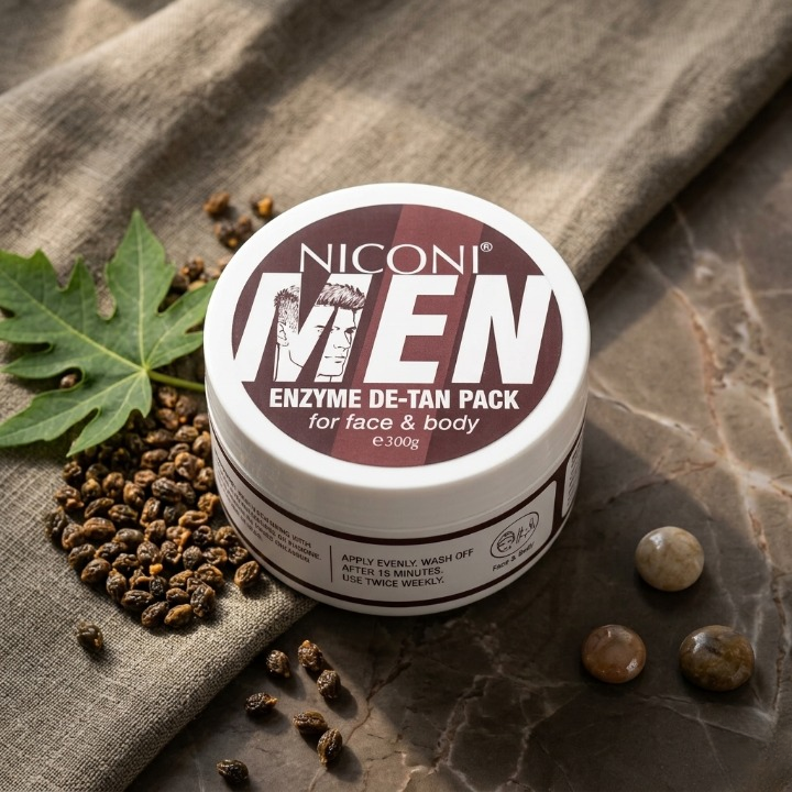 Niconi Men Active Enzyme De-Tan Face & Body Pack (300g) (SEO-Focused & High-Intent)