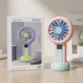 BreezeGo™ Portable Rechargeable Mini Fan – LED Display & Adjustable Speed