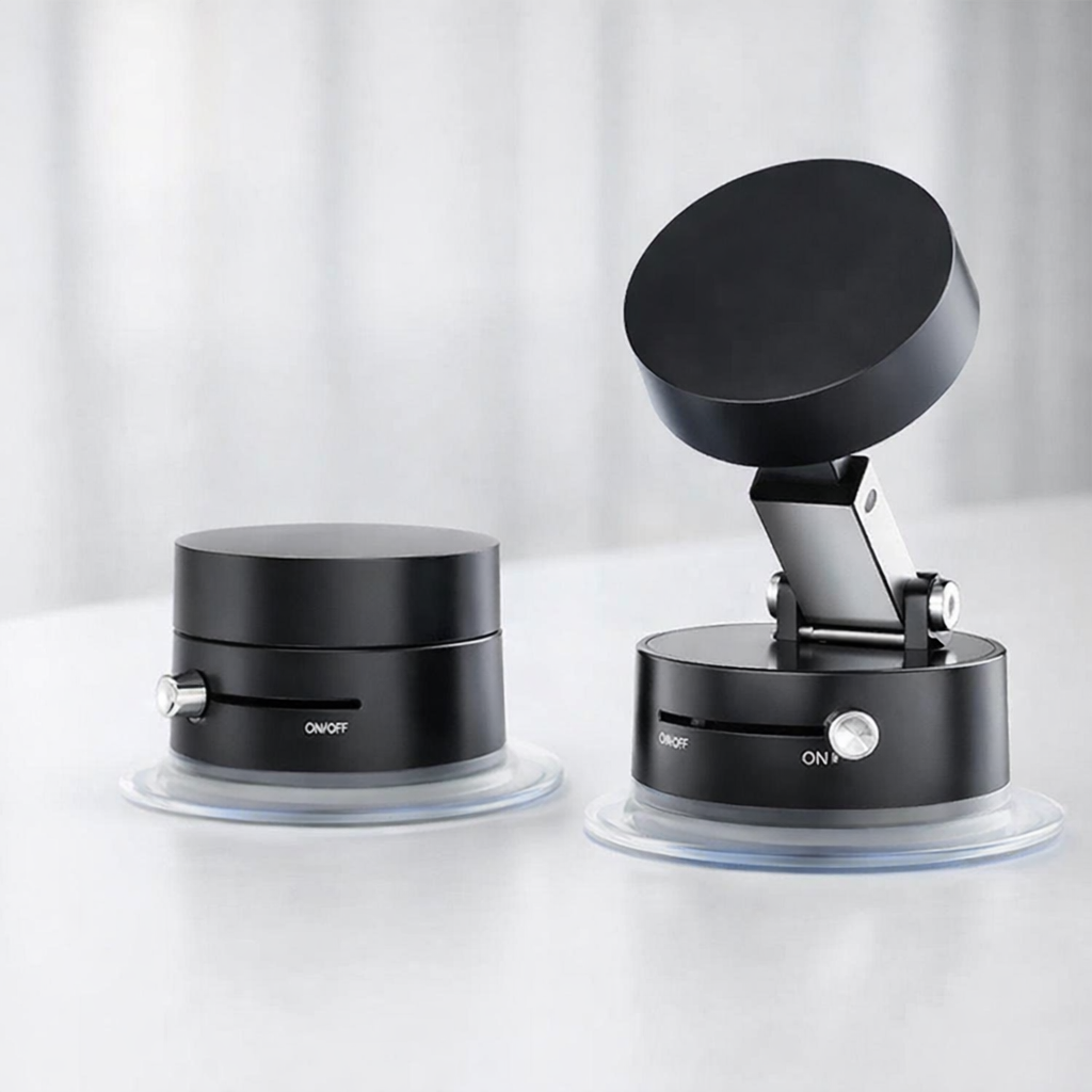 Ultra-Lock Magnetic Vacuum Phone Holder with 360° Folding Arm