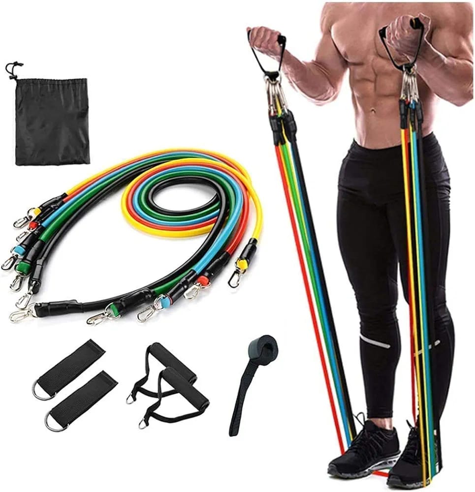 UltraBurn Pro 11-Piece Resistance Band Set (High-Energy & Brandable)