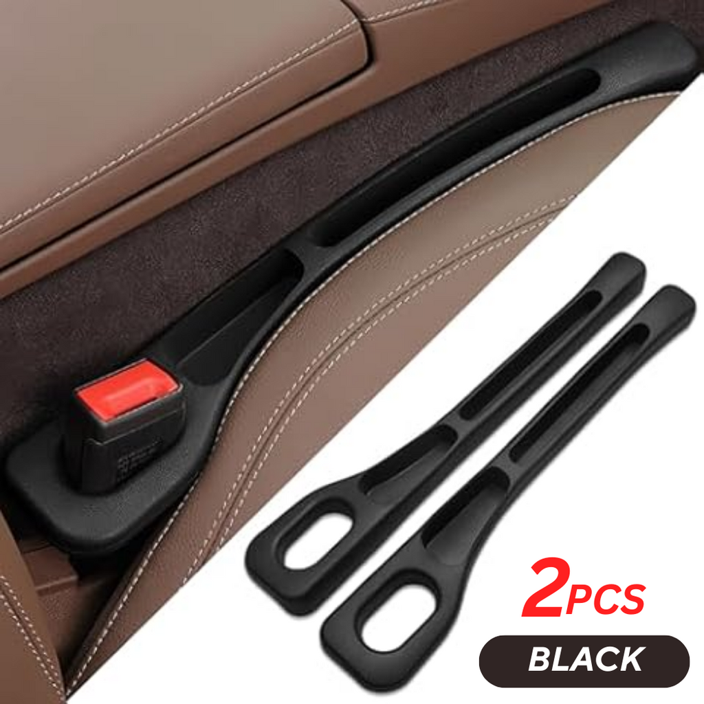 Premium Car Seat Gap Filler Organizer (2-Piece Set) – Anti-Drop Side Pocket & Storage Slot