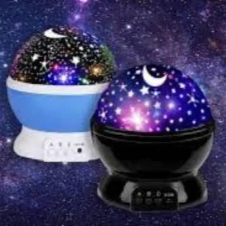 Galaxy Starry Night Projector Lamp – LED Moon & Stars Ambient Light