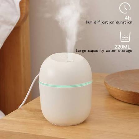 AuraGlow Cute Bunny Portable Mini Air Humidifier (High-Energy & Brandable)