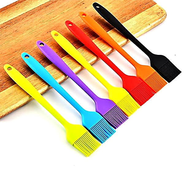 Dua Collective 7-Piece Silicone Basting Brush Set – Colorful Kitchen, Baking & BBQ Brushes