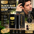 GEGEMON Black Hair Touch-Up Wand – 2-in-1 White Hair Cover & Easy Hair Styling