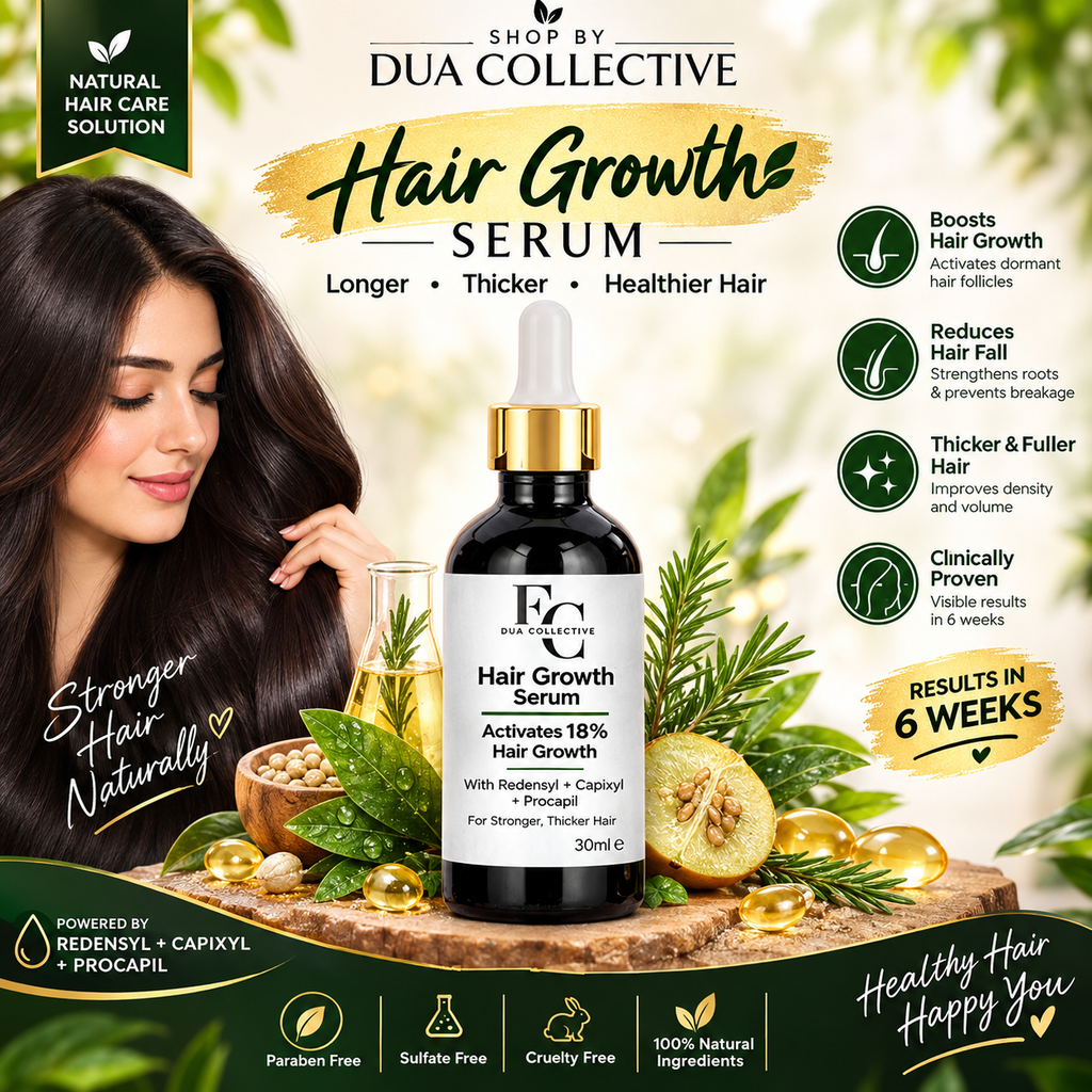 Hair Growth Serum – 18% Active Formula | Stronger, Thicker & Healthier-Looking Hair