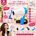 NOVA 1000W Foldable Mini Hair Dryer – Compact Travel Hair Dryer