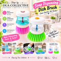 2-in-1 Soap Dispensing Dish Brush – Built-In Liquid Soap Dispenser