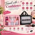 ClearTote Waterproof Travel Makeup & Toiletry Washbag (High-Energy & Brandable)