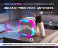 Vox Starter™ Portable Karaoke Speaker with Wireless Microphone & RGB Lights