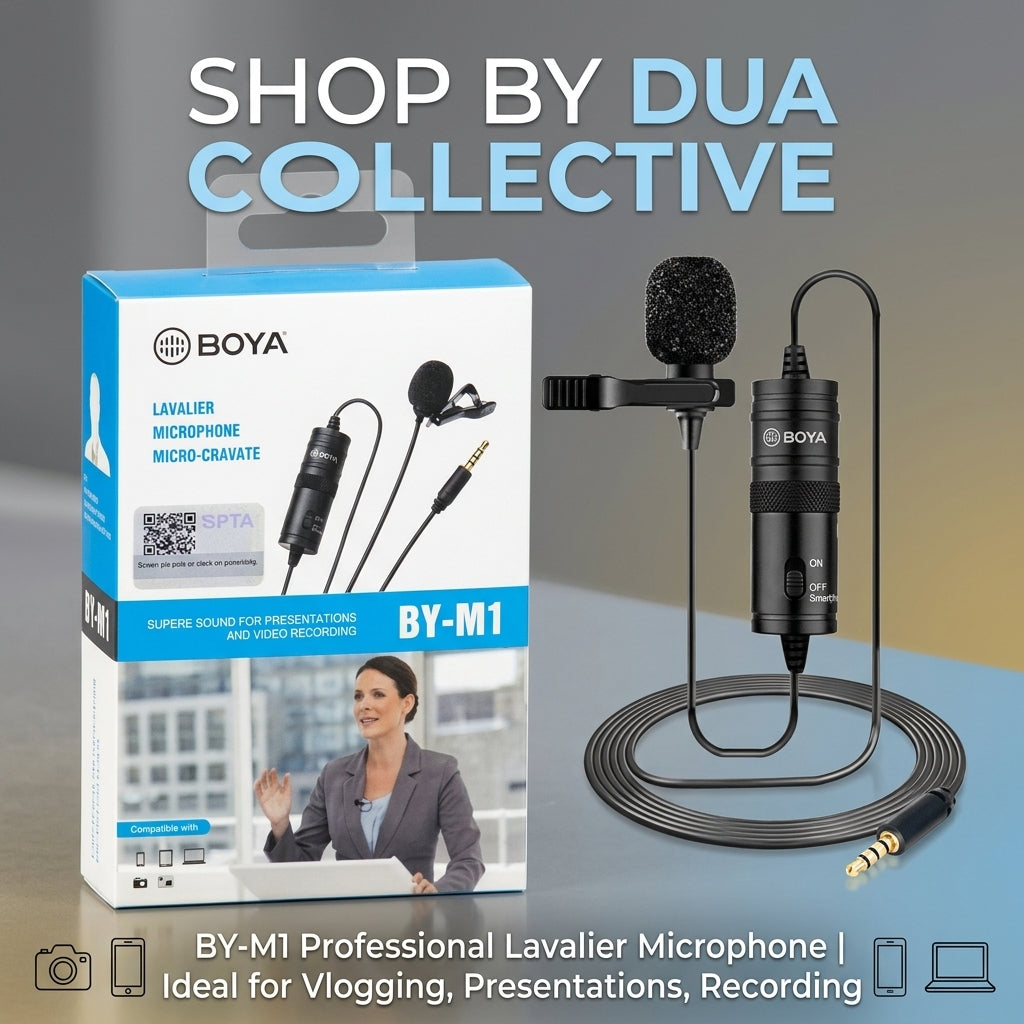 Boya BY-M1 Pro Studio-Grade Omnidirectional Lavalier Microphone (SEO-Focused & High-Intent)
